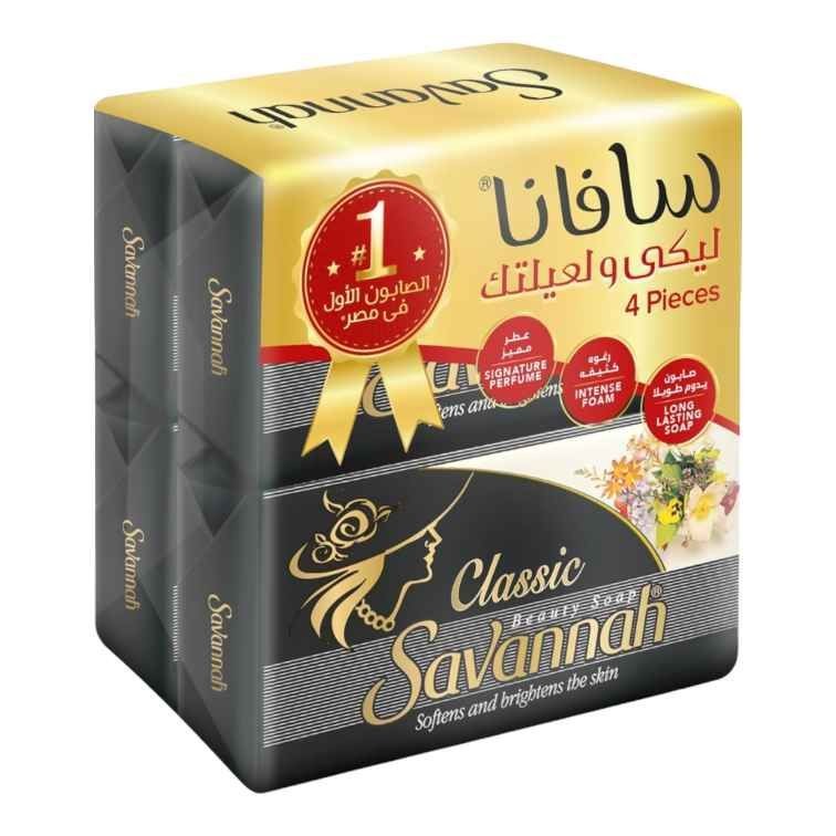 لفة صابون سافانا 115 جم 4 صابونات